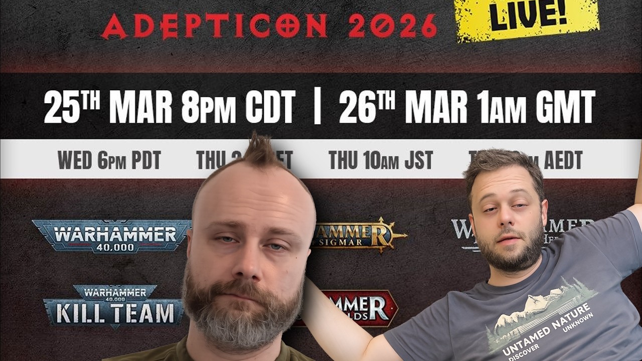 ADEPTICON 2026 | НОВИНКИ ВАРХАММЕРА