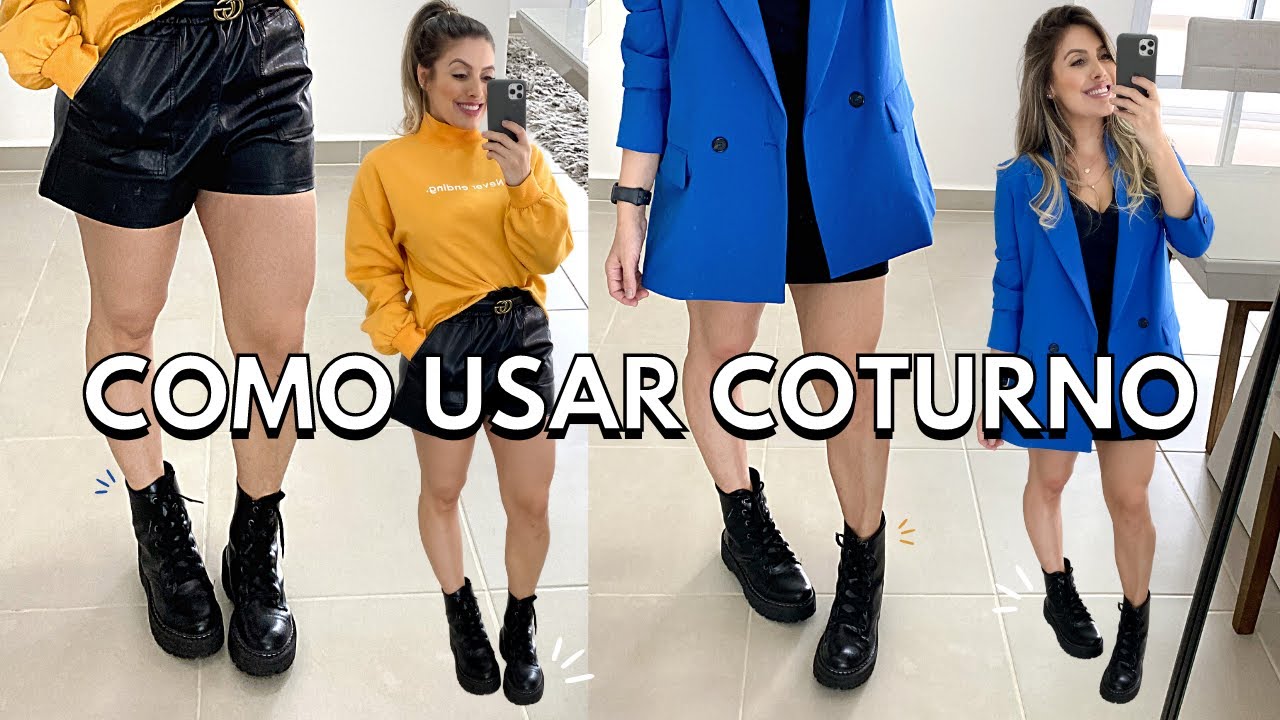 COTURNO, 8 looks de contorno e como usar coturno