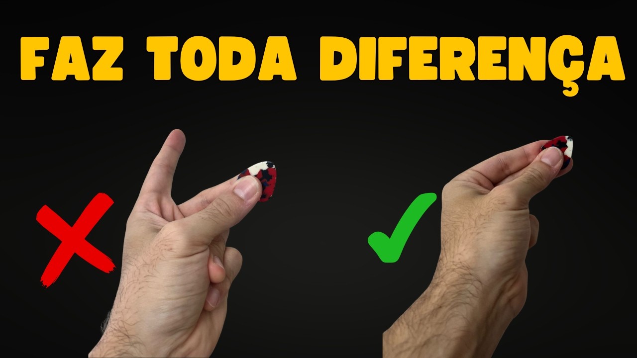 Como segurar a palheta no cavaquinho (do jeito certo)