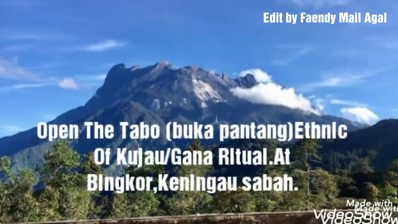 some Of Sabah ethnic rituals Open tabo prayers