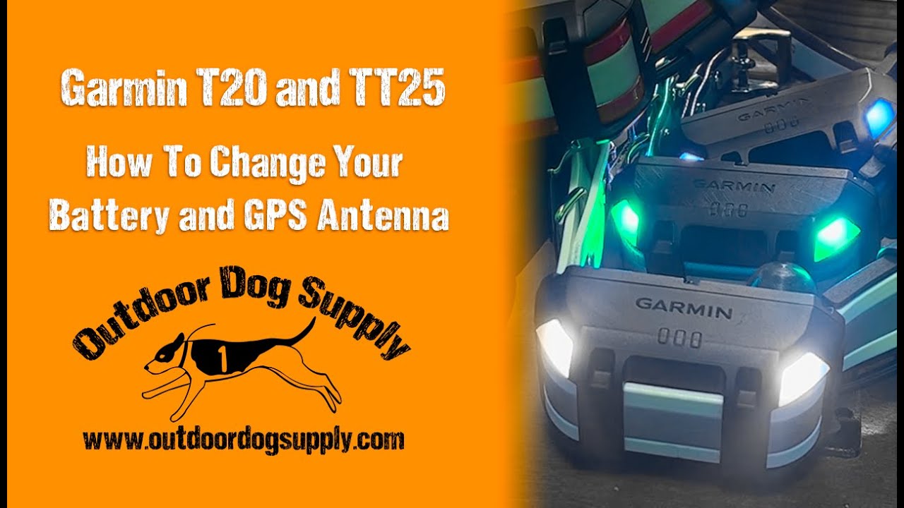 Changing the Battery and GPS Antenna On Your Garmin T20 and TT25 Collars