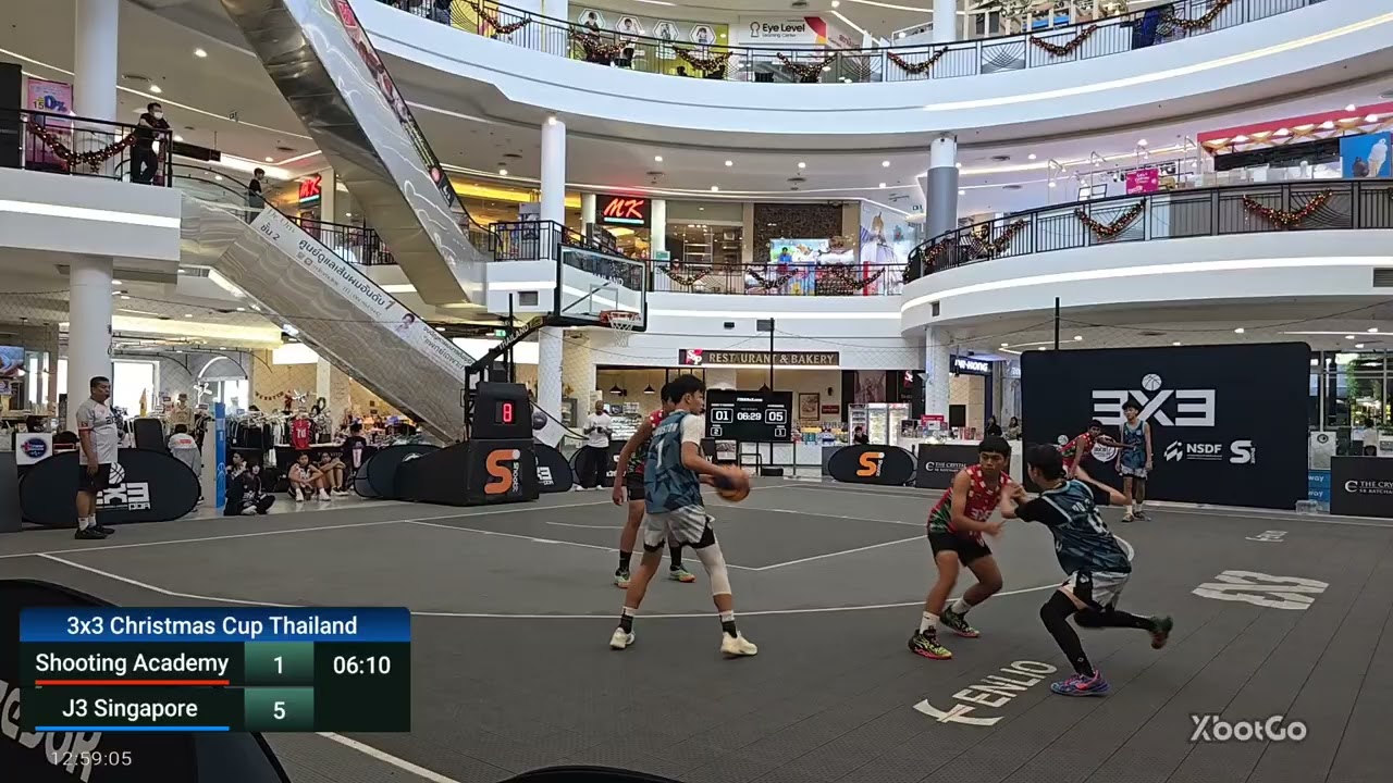 3x3 Christmas Cup Thailand (19 Dec 2025): Shoot It Academy vs J3 Singapore