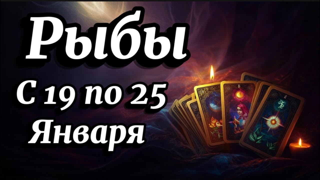 Рыбы ♓️ ЧУДО, от которого ОНИ ПОПАДУТ в шок! Гороскоп с 19 по 25 Января 2026 года.