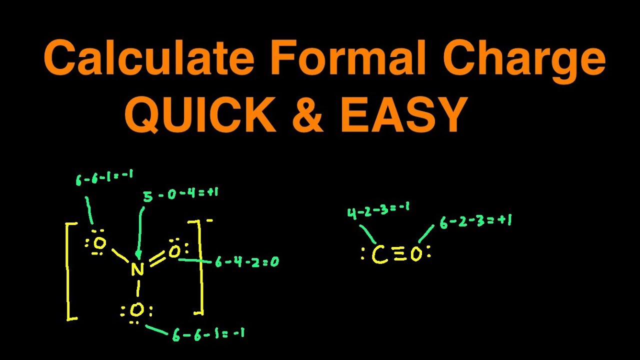 How to Calculate Formal Charge. Quick & Easy