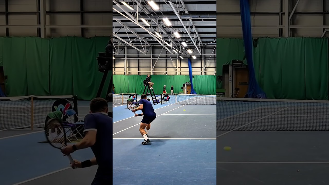 The early backhand 📈💪 