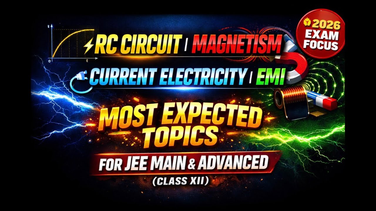 PHYSICS POINT B.K Sir  is live to discuss illustration based on RC CIRCUIT, EMI, CURRENT