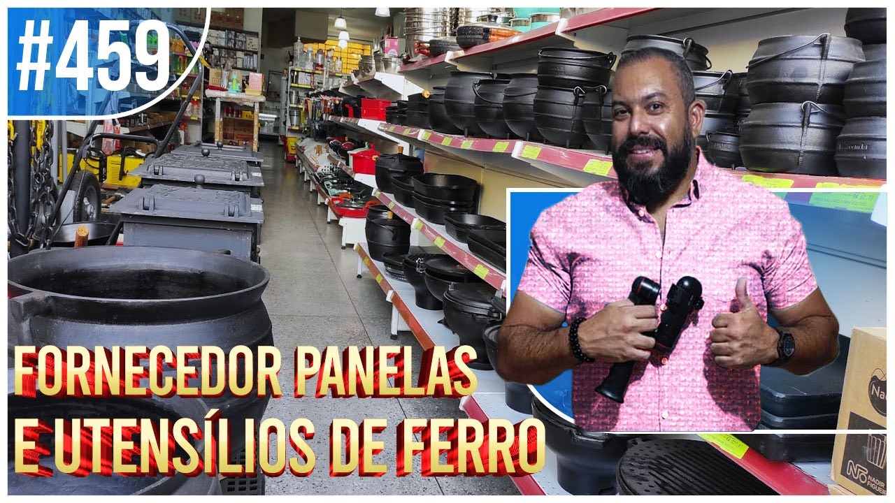 PANELAS E UTENSÍLIOS DE FERRO! FORNECEDOR RUA PAULA SOUSA/SP #459
