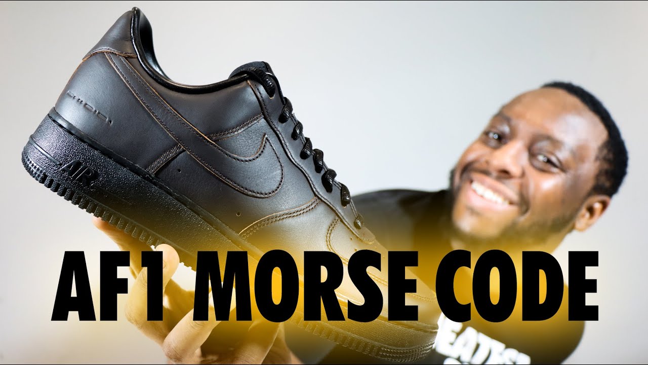 Обзор кроссовок Nike Air Force 1 Morse Code Velvet Brown от Shopes (QuickSchopes 872 Shopes IM805...