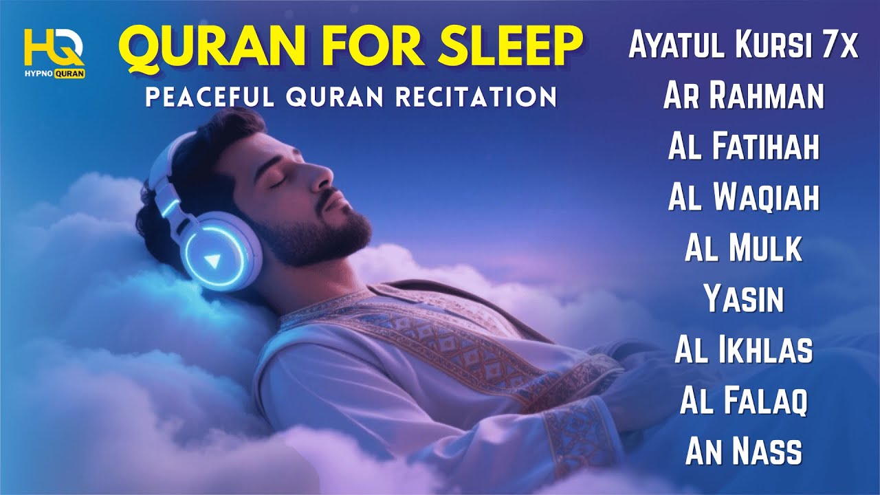 Night Quran Recitation in A Peaceful Voice I Alfatiha, Yasin ,Arrahman ,AlWaqiah ,Mulk -By M Hejazi