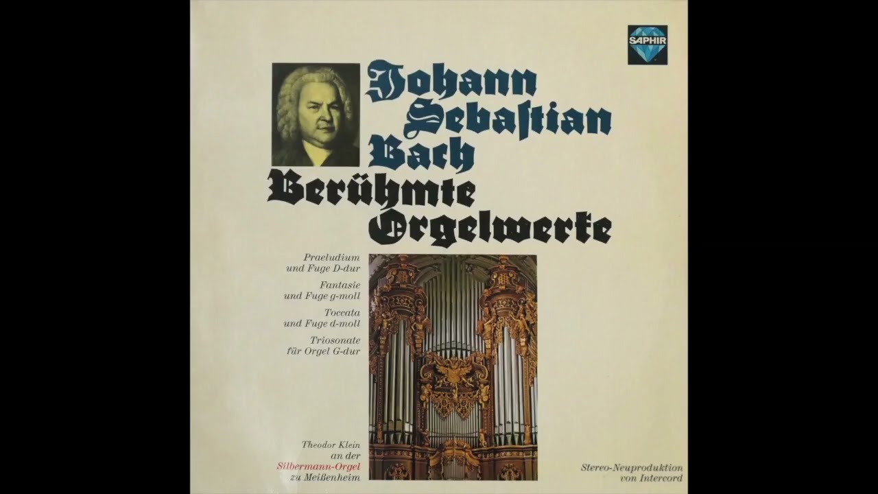 Theodor Klein, Orgel Andreas Silbermann Meissenheim