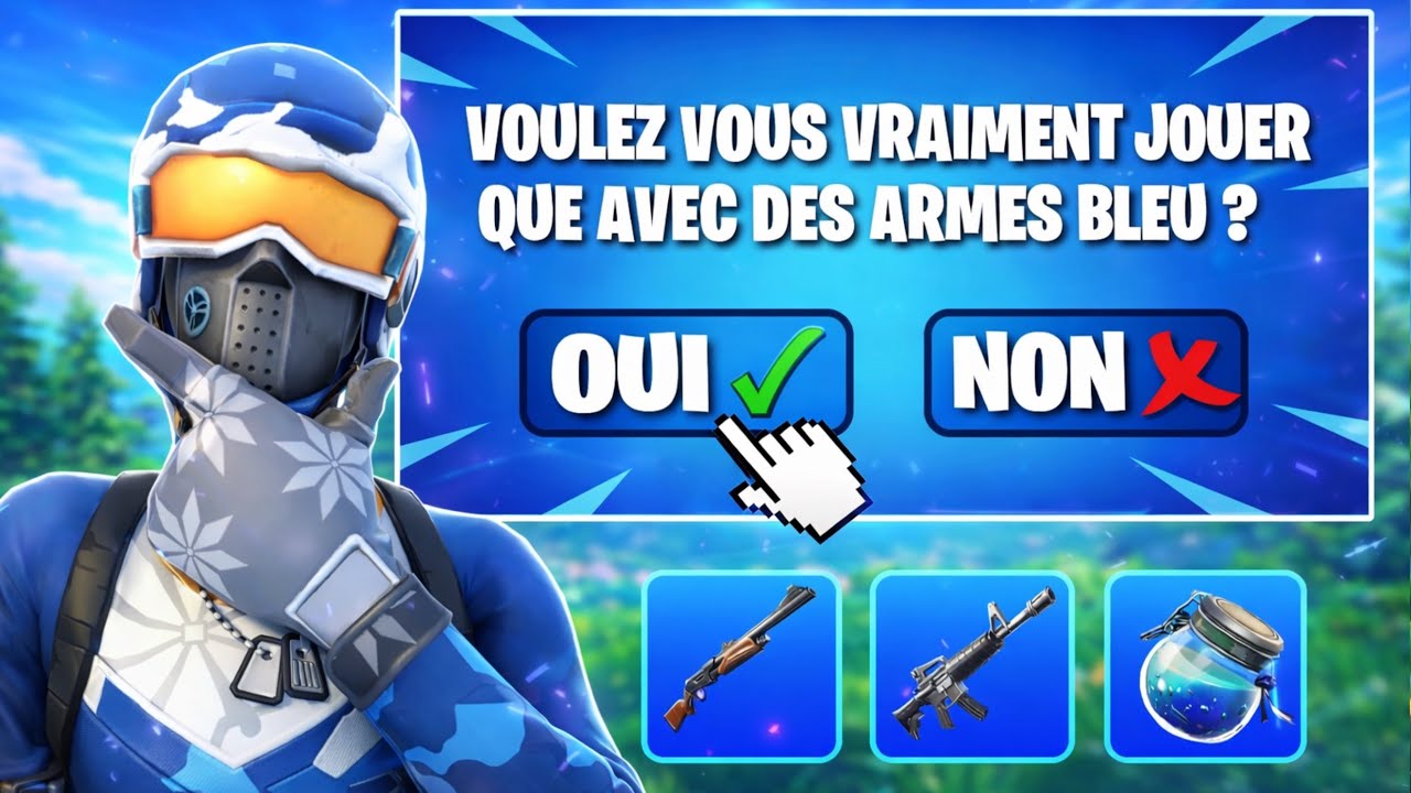 GAGNER UNIQUEMENT AVEC DES ARMES BLEU   ( Ft. Neyvoxx )