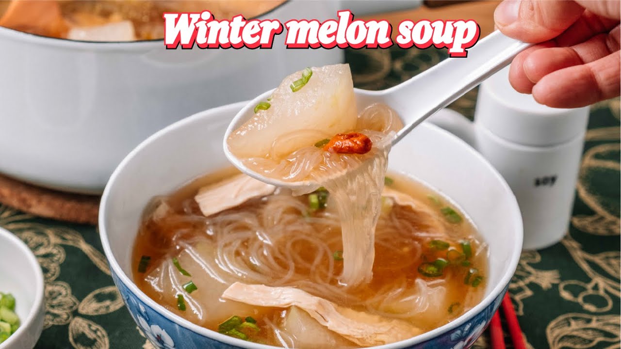 Chinese Winter Melon Soup | Chinese Soup Recipe | Winter Melon Recipe| Sick Day Recipe