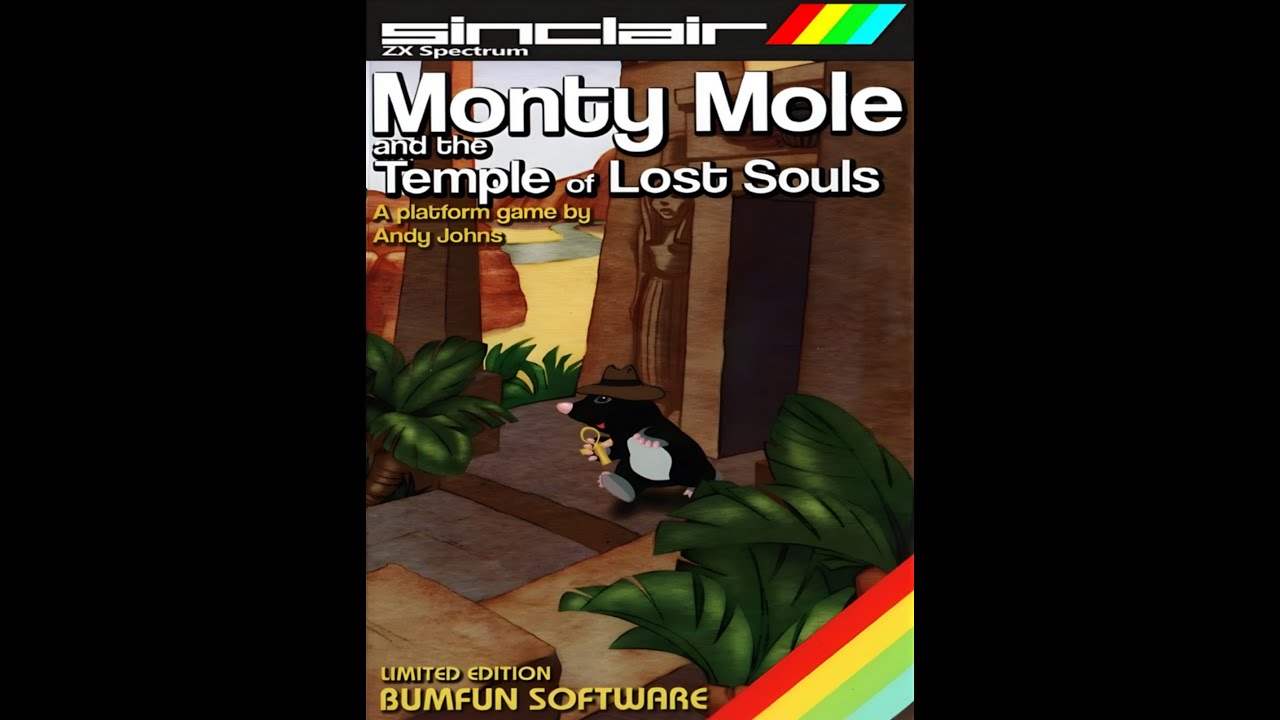 GRAMY NA ZX SPECTRUM... "MONTY MOLE AND THE TEMPLES OF LOST SOULS" (2017)