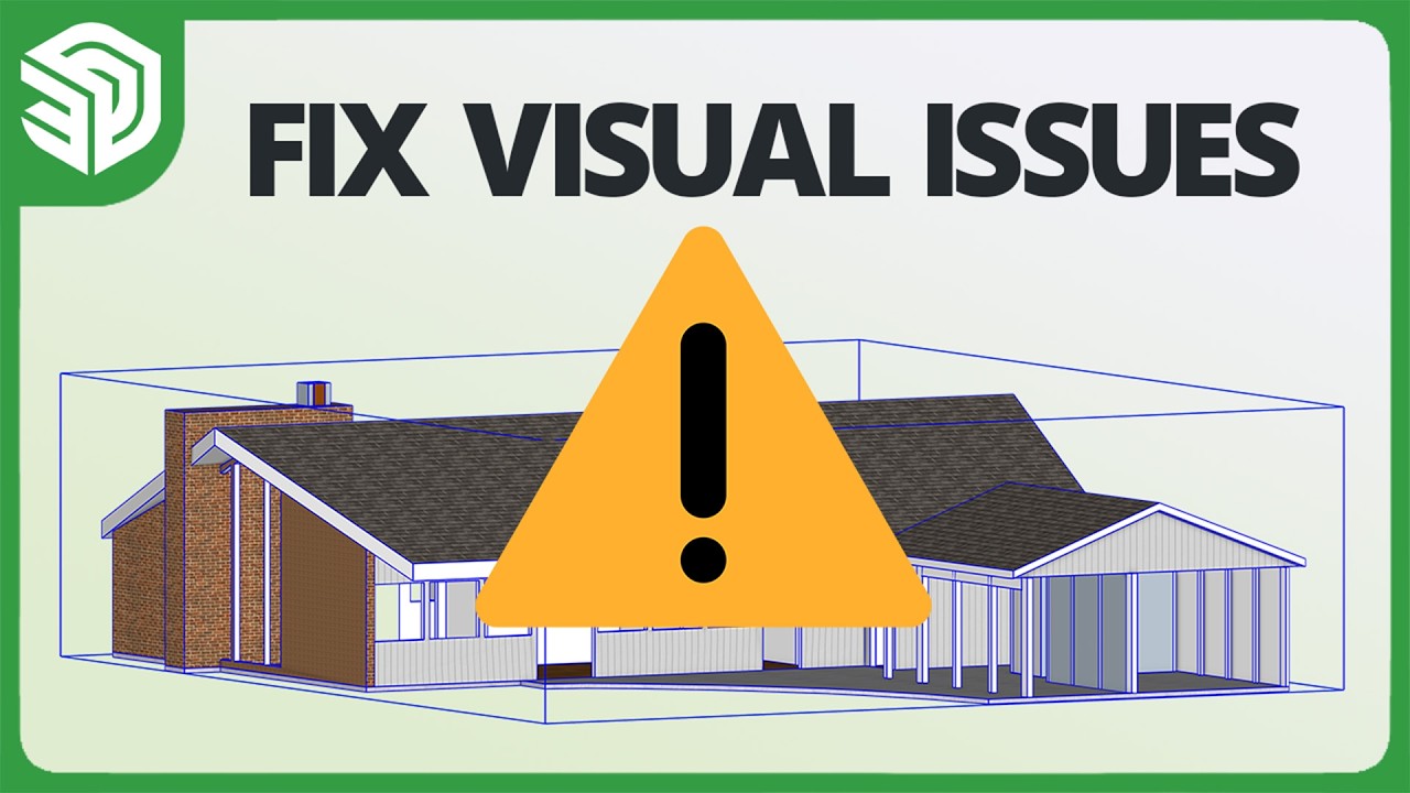 Common Visual Issues in SketchUp and How to Fix Them