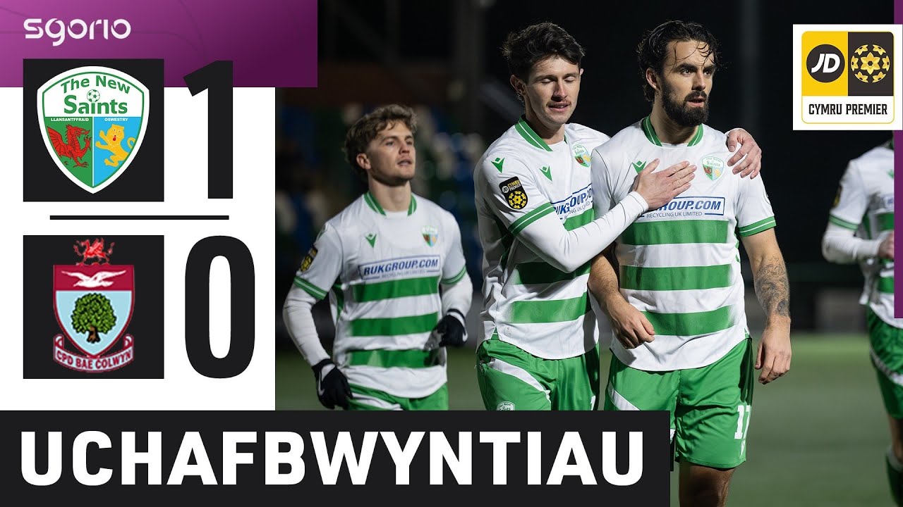 Uchafbwyntiau | Highlights: Y Seintiau Newydd 1-0 Bae Colwyn | Cymru Premier JD