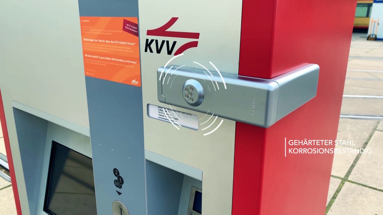 GEMINY ICA Rosette - Automatenschutz f&uuml;r ICA Traffic DUALIS 2000s s+ / Parking KA4000 c b
