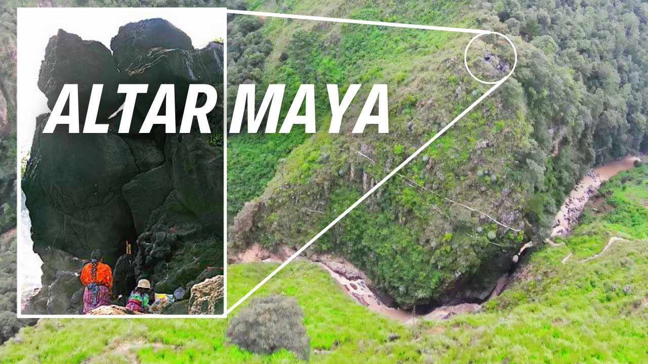 ALTARES MAYAS:  NUEVE SILLAS - famosos altares de San Francisco el alto, Guatemala