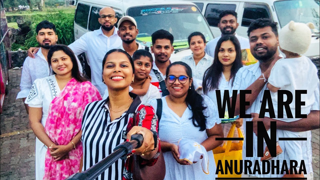 කිරි ආහාර පූජාවට අනුරාධපුරට🙏🌹 set එකම සෙට් උනා 👯 @hani’sapi