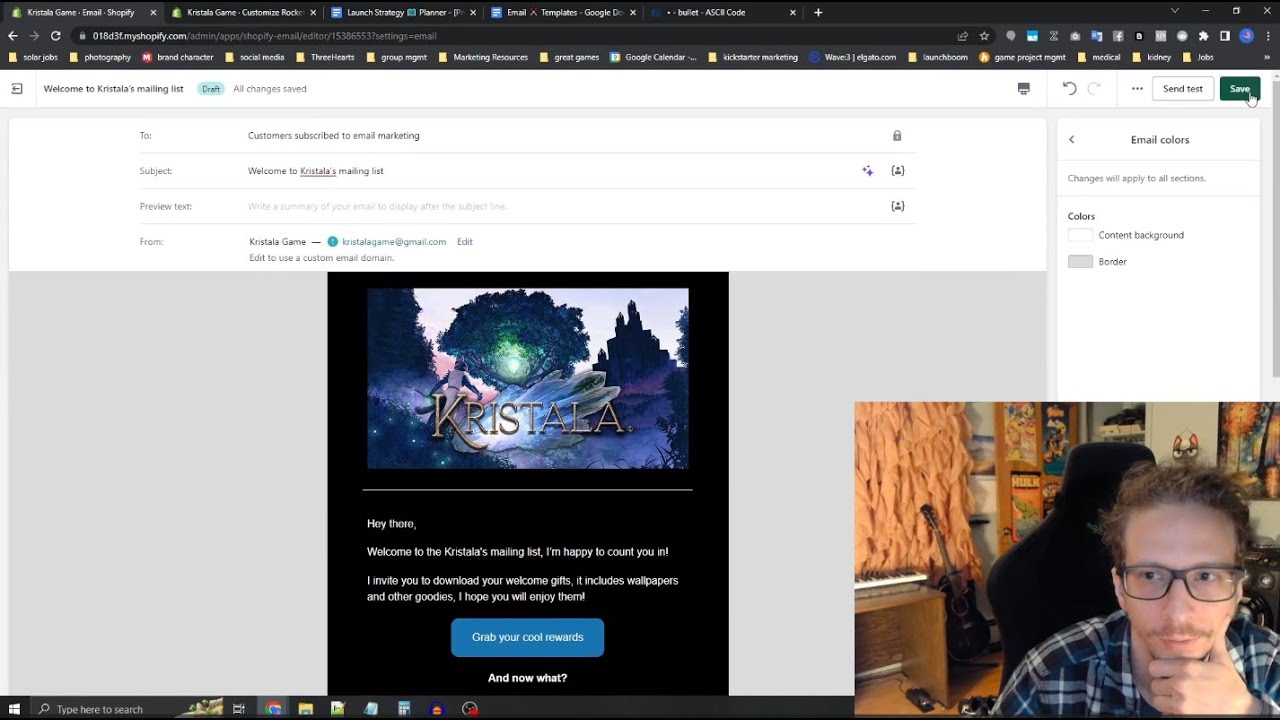 Setting up a Welcome Email Sequence for Kickstarter prelaunch