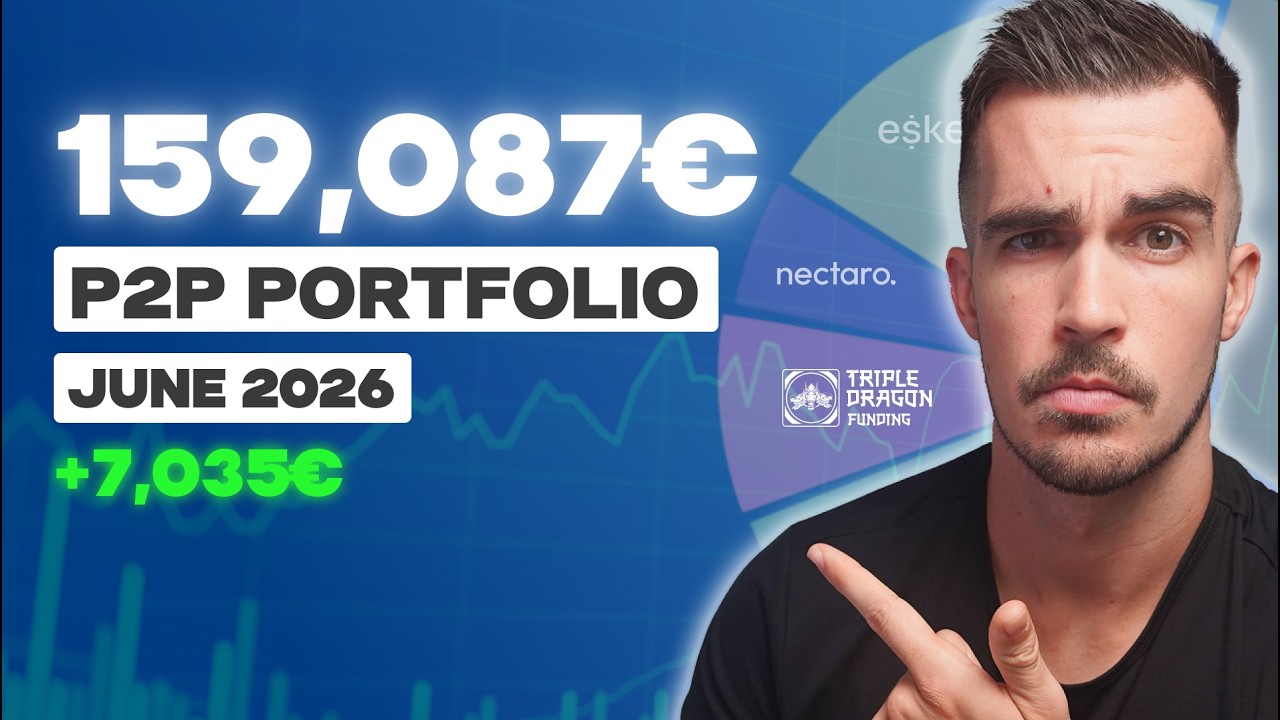 Обновление P2P-портфеля на &euro;159 087 | Июнь 2026