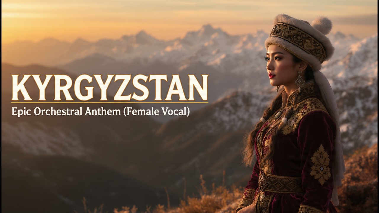 KYRGYZSTAN National Anthem (Mamlekettik Gimni) | Majestic Orchestral Cover 4K