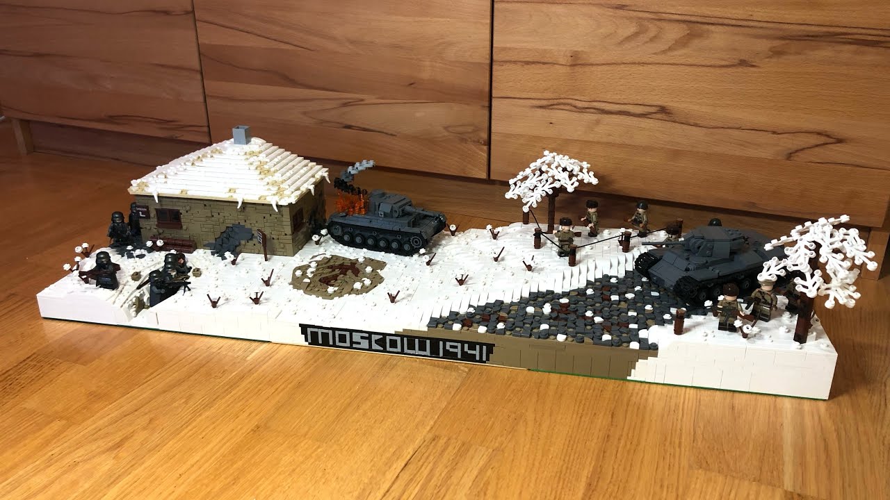 TIMELAPSE: LEGO WW2 Battle of Moscow 1941 MOC Speed Build
