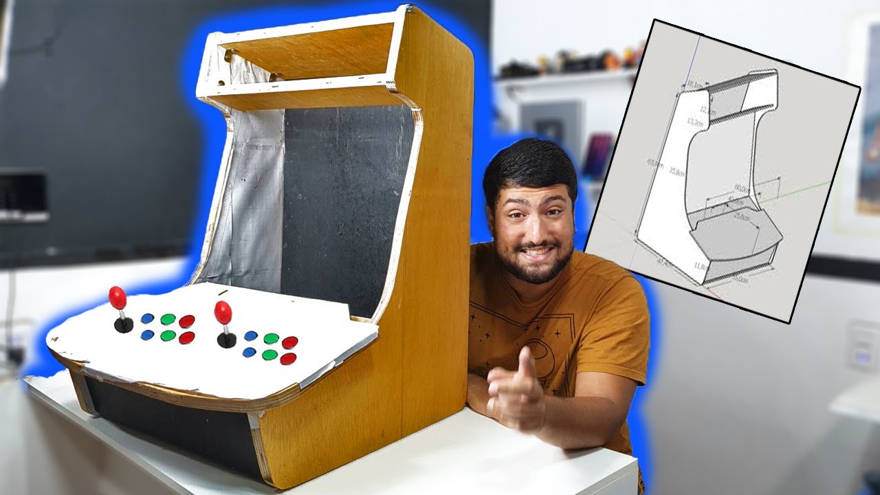 PROJETO FLIPERAMA! FAZENDO O GABINETE! #02