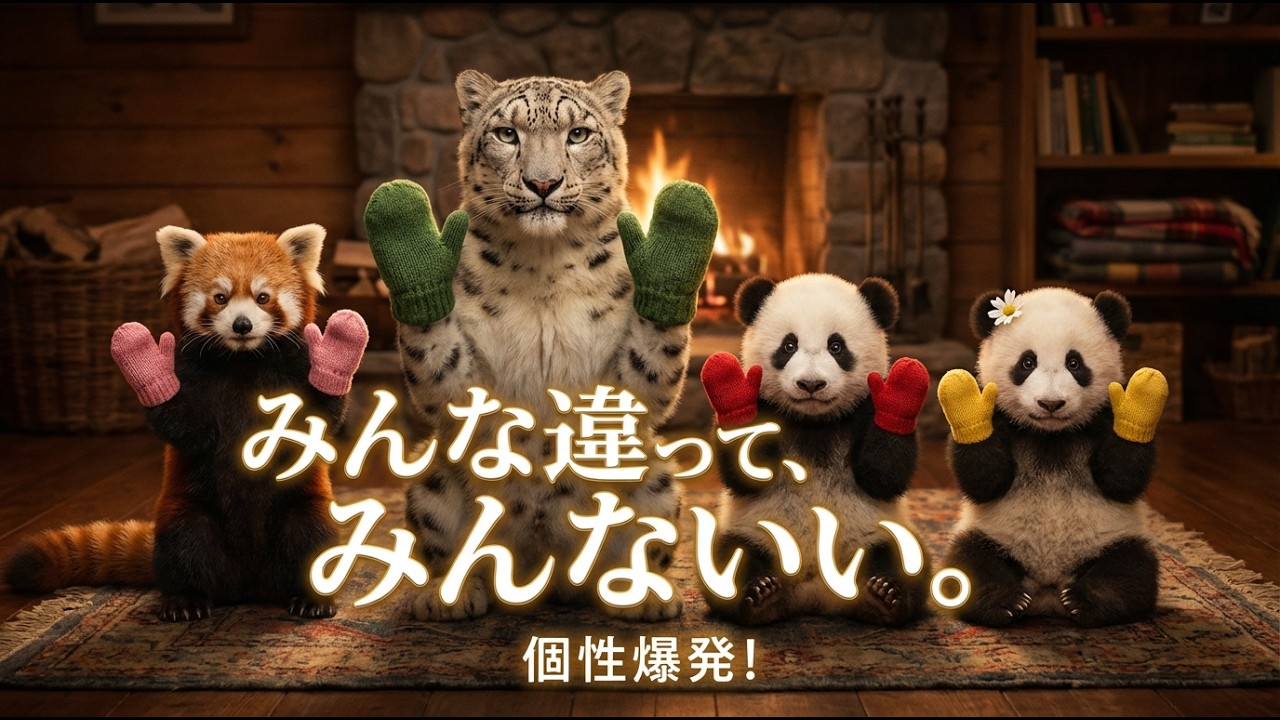 【癒し】ポコとセイの森の物語 第14話「世界に一つだけのミトン」不器用でも温かい、みんなの編み物教室