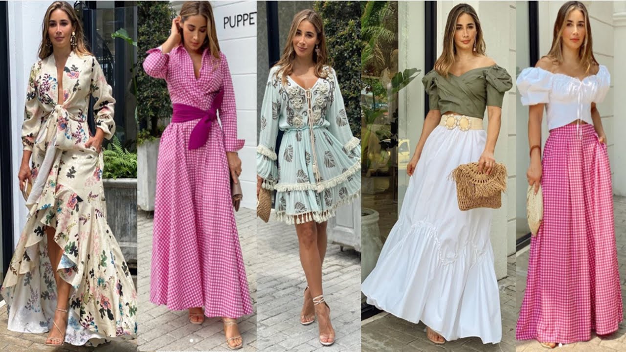 MODA BOHO-CHIC LUCE CÓMODA Y DIVINA 👉 VESTIDOS  BOHEMIOS SENCILLOS ELEGANTES de MODA TENDENCIA 2022💥