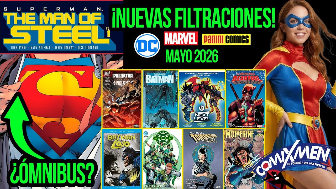 &iexcl;FILTRACIONES! 📢 Panini M&eacute;xico &iquest;para MAYO de 2026? &ndash; Marvel & DC C&oacute;mics