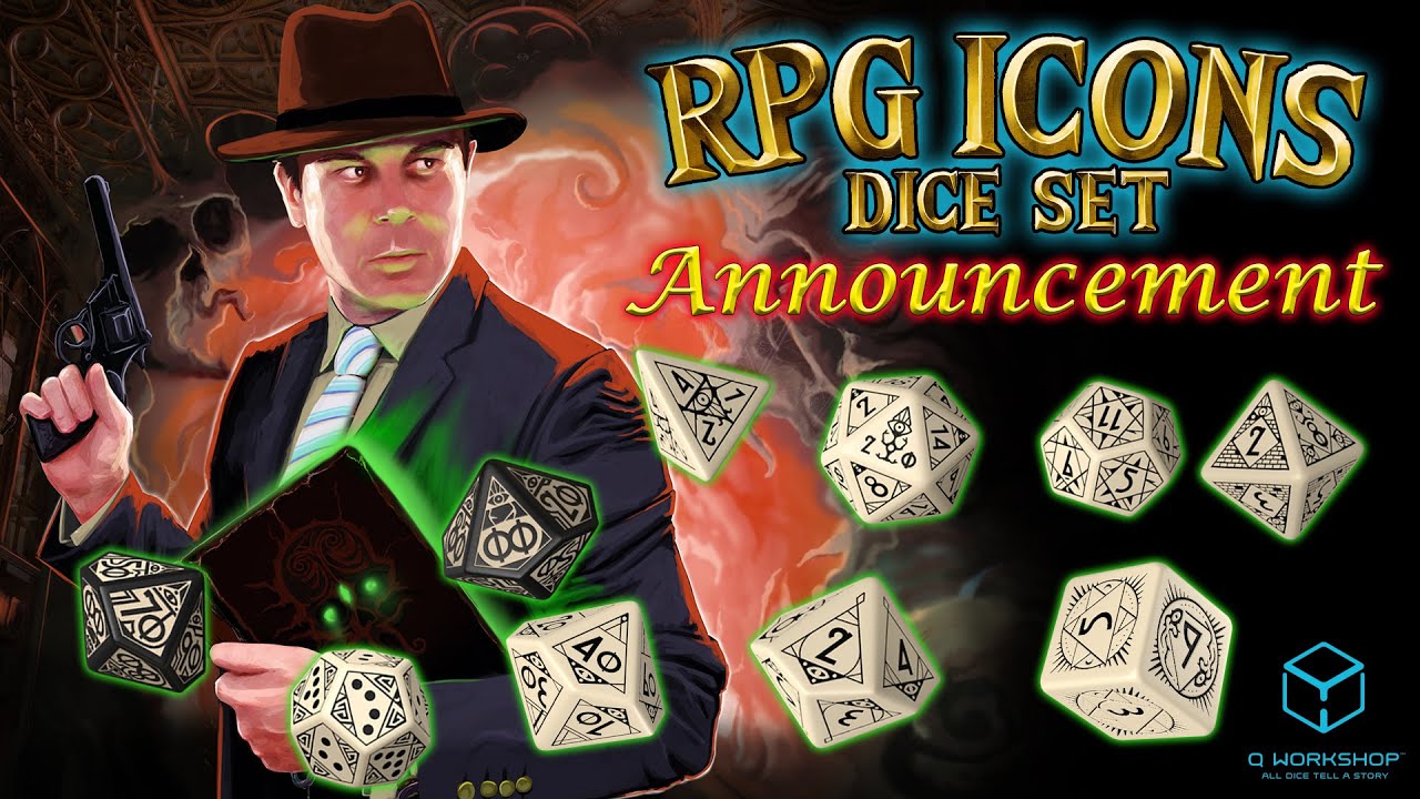 The Seth Skorkowsky RPG Icons Dice Set - Announcement