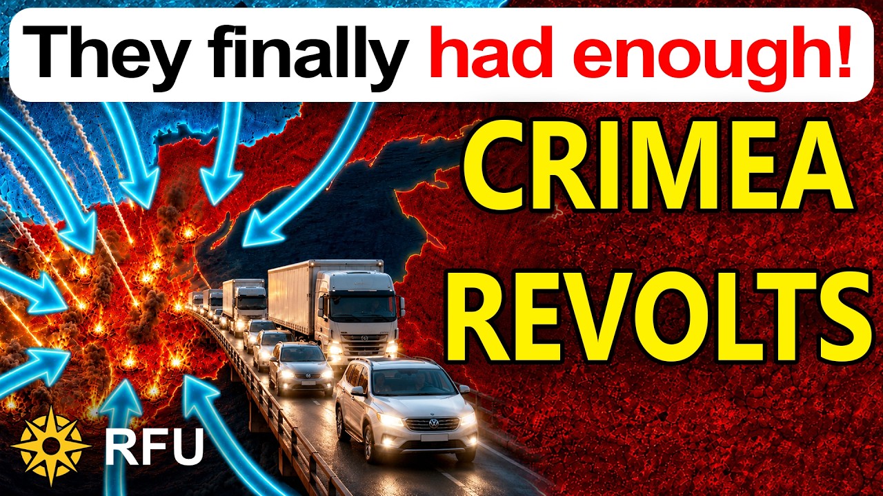 Russian Exodus! Thousands of cars heading from Crimea to Moscow