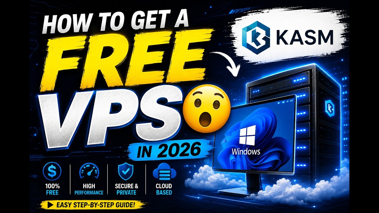 🔥 How to Get a FREE Windows VPS in 2026! 😮 | Kasm Tutorial | Digital Lakiya