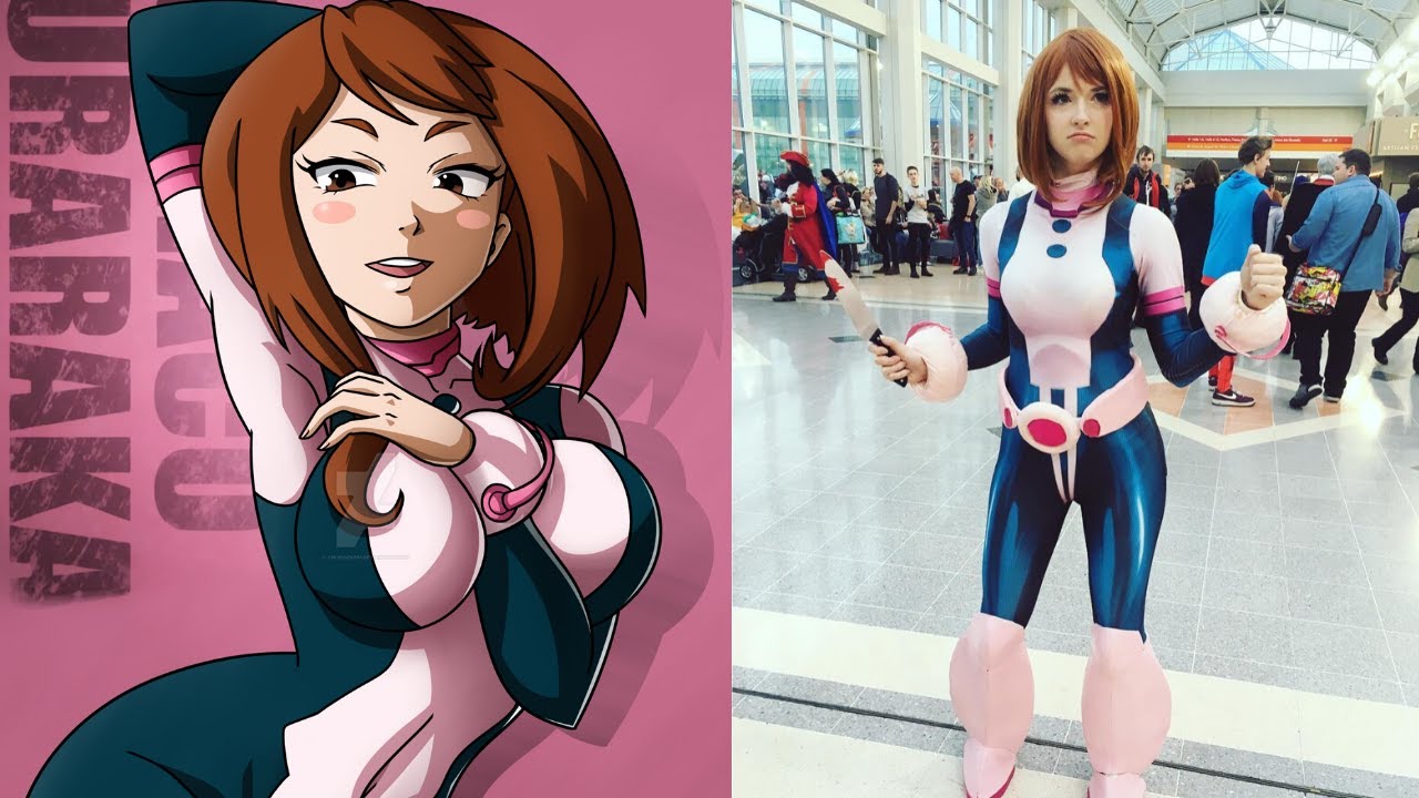 My Hero Academia Cosplay- Uraraka in real life