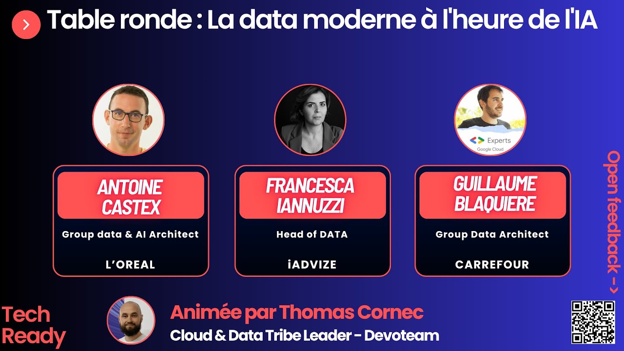 Table Ronde - La data moderne à l'heure de l'IA animée par Thomas Cornec