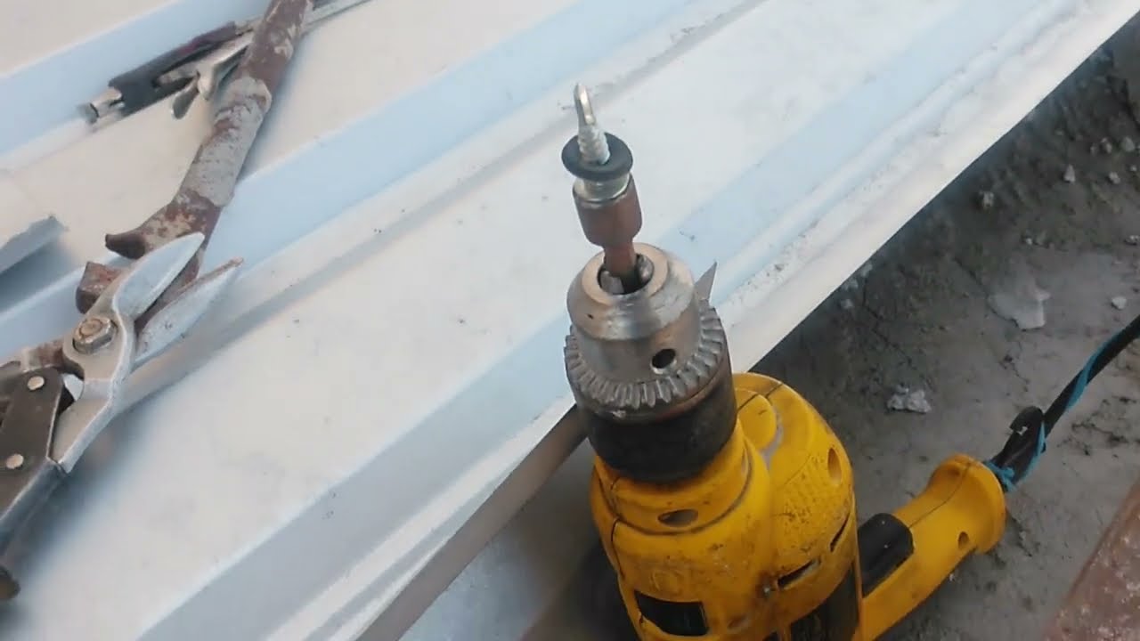 como instalar o poner lamina galvanizada facil