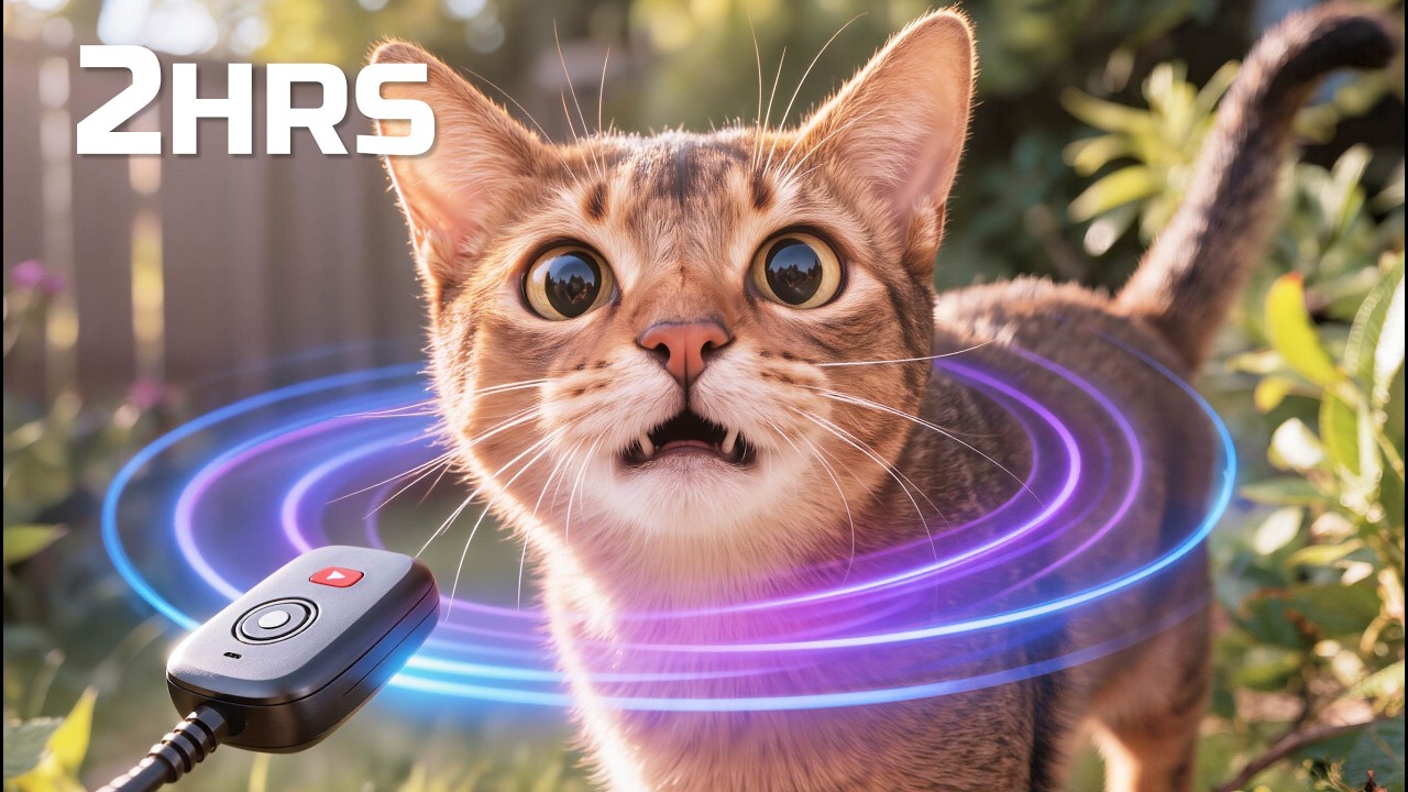 2 HRS Anti Cat Ultrasonic Sound Stop Cat Meowing Cat Meow Control Keep a Cat Out of the Garden