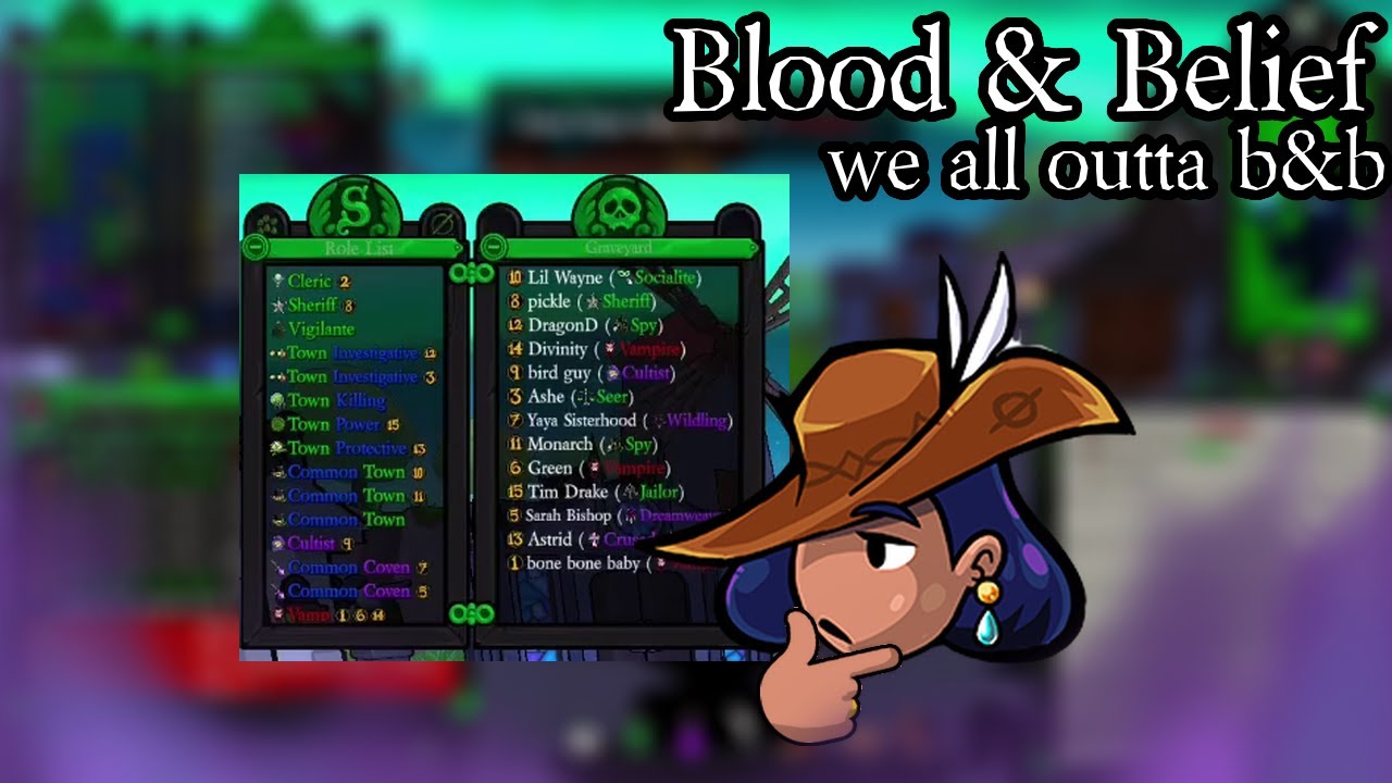 [Blood & Belief] We all outta B&B