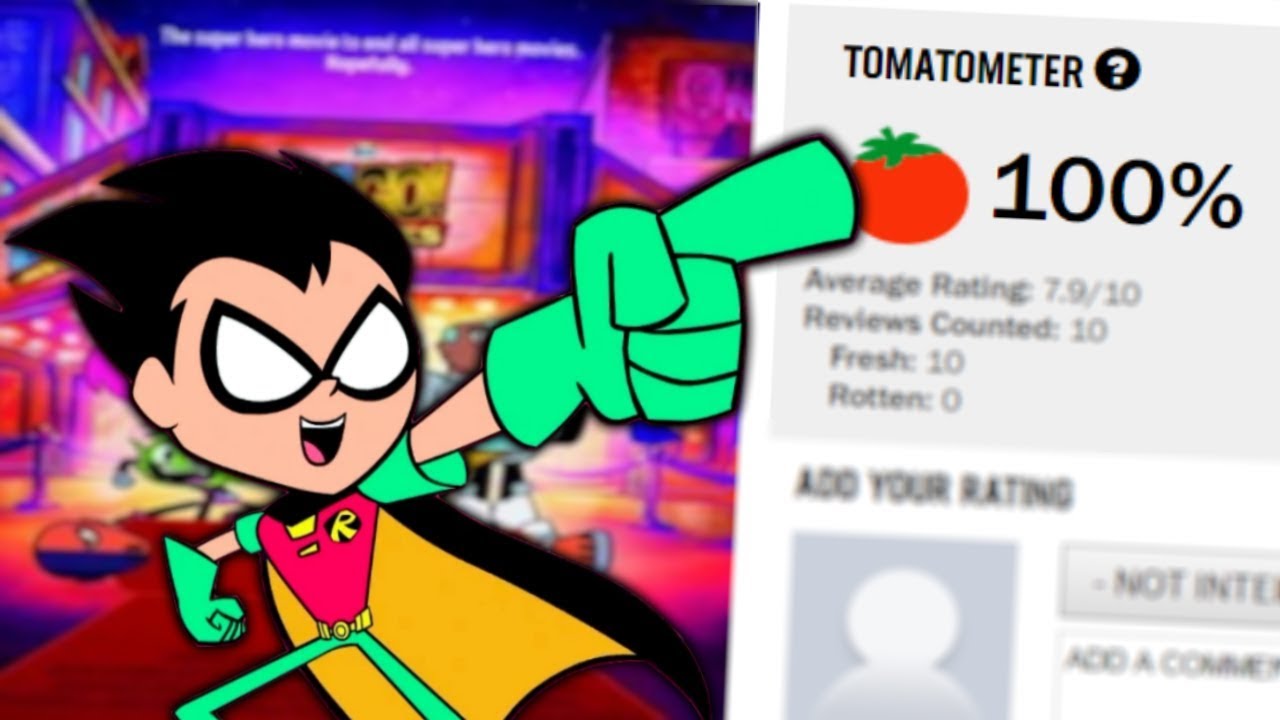 The Teen Titans Go Movie is Currently 100% on Rotten Tomatoes