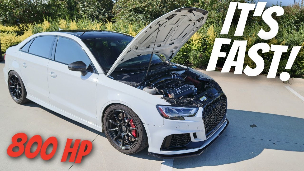 What It's Like Driving a Built Motor Big Turbo 800 HP Audi RS3!!