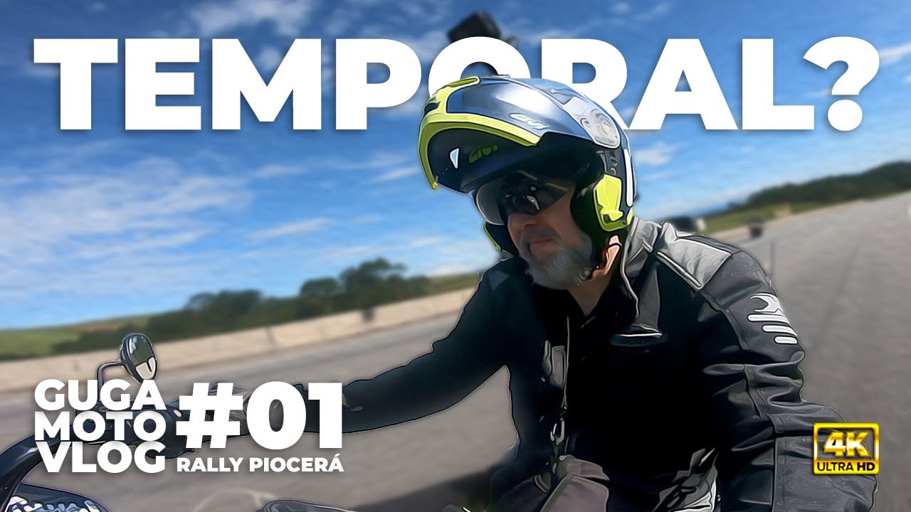 DE HARLÃO, SÓ DEIXA CHOVER... | Guga Moto Vlog #01 - Guga Dias