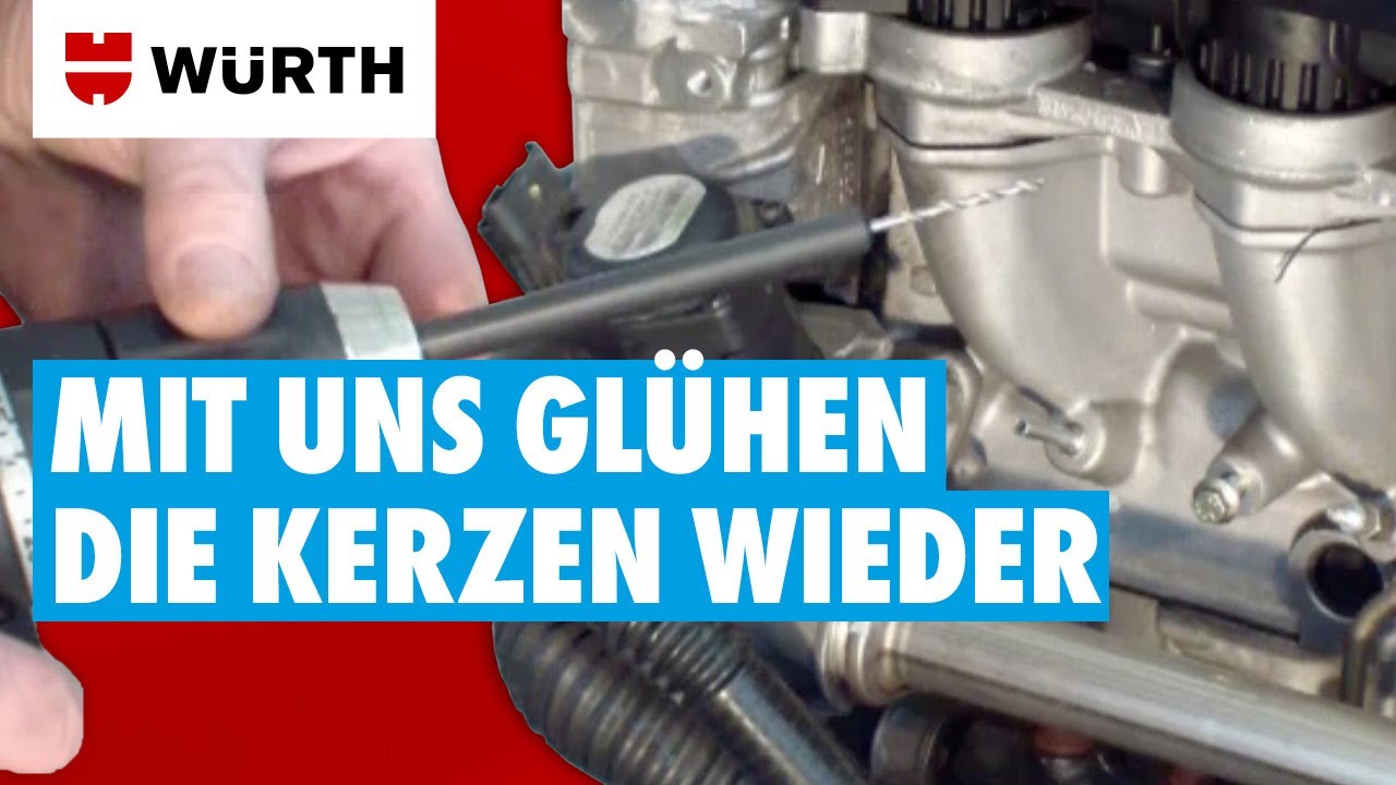 W&uuml;rth Gl&uuml;hkerzen Ausbau-Satz Universal 20-teilig