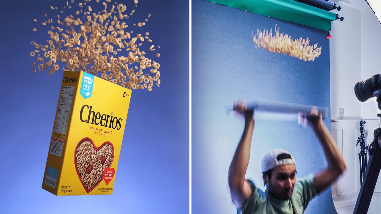 I made a Cereal Commercial in my dining room.