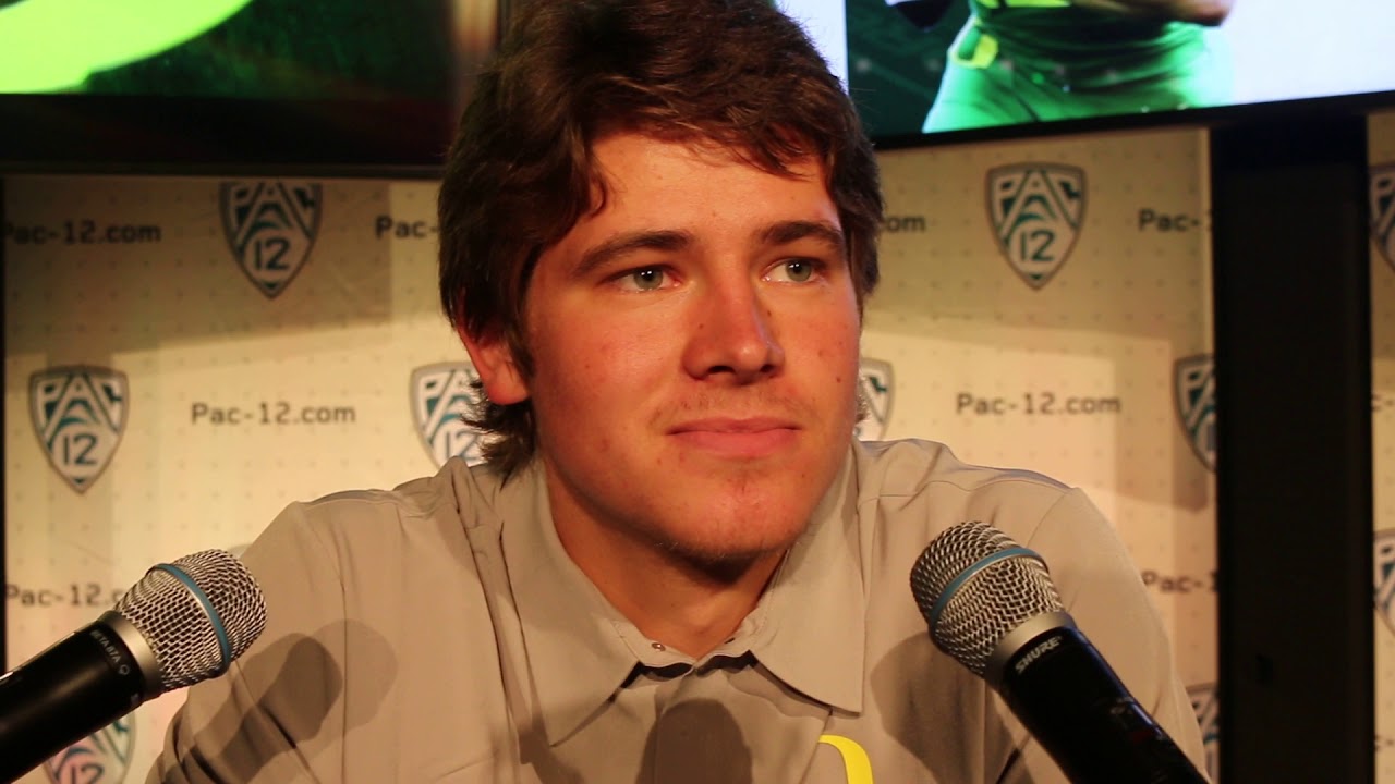 Justin Herbert Pac-12 Media Day 2019