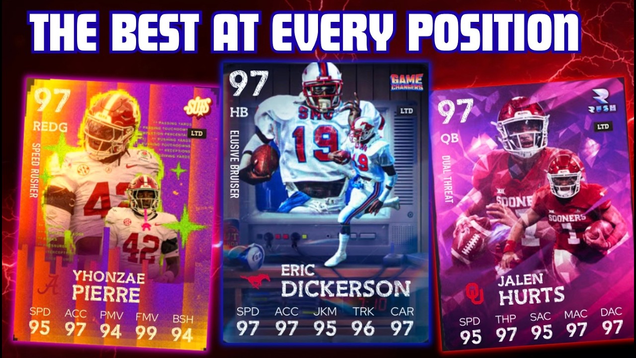 RANKING The BEST Player at EVERY Position in College Footb