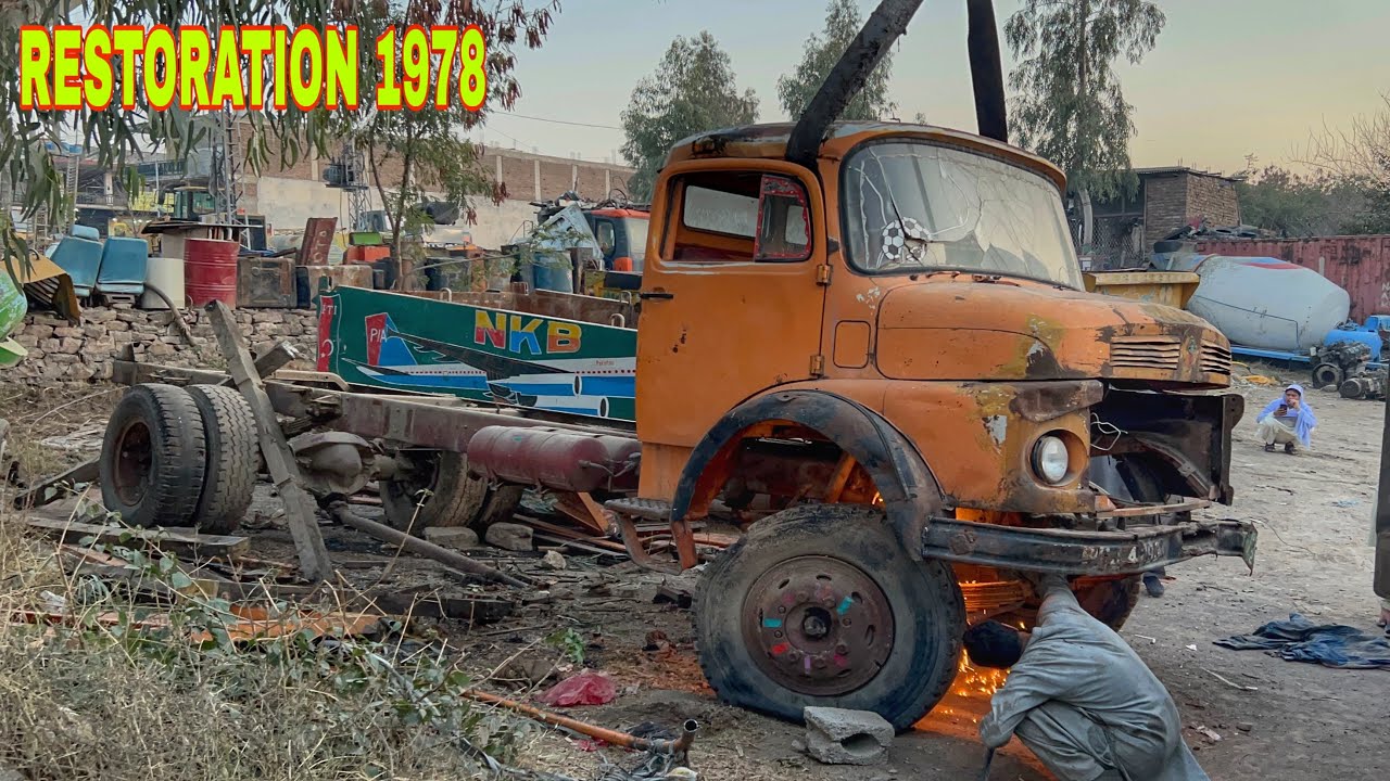 Mercedes-Benz Truck Used In The War In Afghanistan || Complete Restoration
