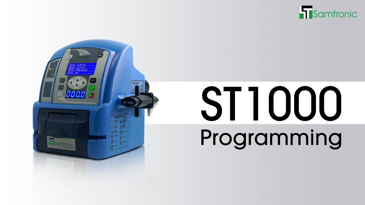 ST1000 Infusion Pump - Programming