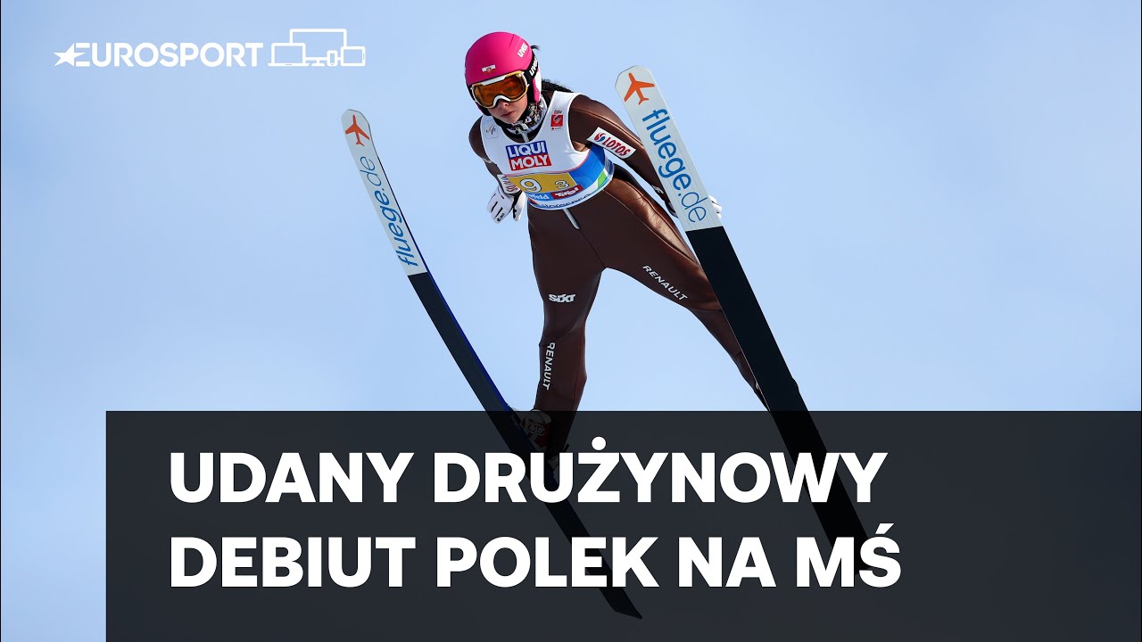 Zobacz skoki POLSKICH ZAWODNICZEK z konkursu drużynowego w Oberstdorfie!