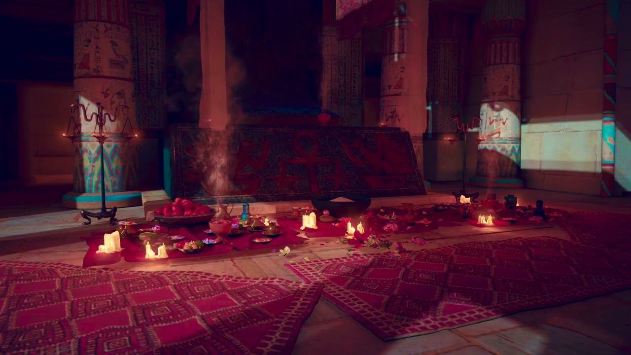 Tranquilizing Ancient Egyptian Altar| Ancient Ambience| 4K HD