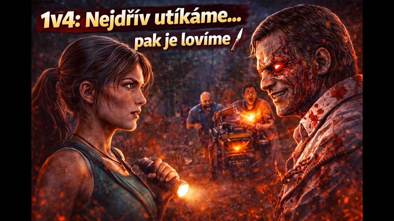 1v4: Nejdřív utíkáme… pak je lovíme 🔪
